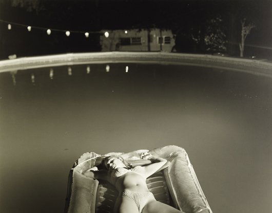 MALERIE MARDER: Untitled, 1998 Photograph, on aluminum panel, the full sheet, S. 17 7/8 x 22 3/4 in. (45.4 x 57.8 cm), signed and numbered 4/8 in black ink on a label affixed to the reverse (there were also 2 artist'