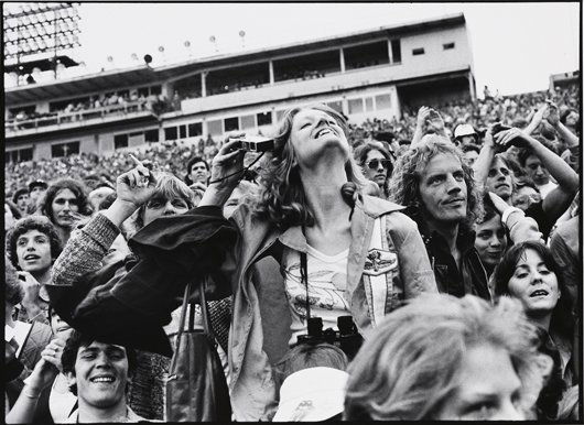 JOSEPH SZABO, Rolling Stones Fans # 22, 1978: JOSEPH SZABO, Rolling Stones Fans # 22, 1978 Gelatin silver print, printed early 1980s. 22.9 x 31.4 cm. (9 x 12 3/8 in). Signed, titled, dated and copyright in ink in the margin; signed, titled, dated