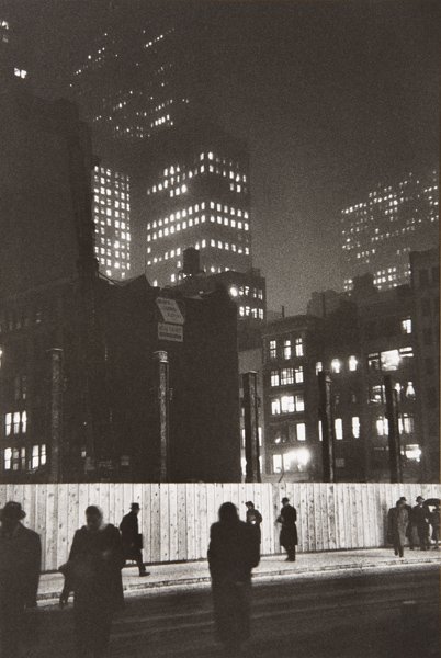 LOUIS FAURER, Construction site on Madison Avenue