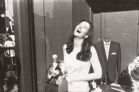 GARRY WINOGRAND, New York City from Women are Beau: New York City from Women are Beautiful, 1968 Gelatin silver print, printed 1981. 8 3/4 x 13 in. (22.2 x 33 cm). Signed and numbered out of 80 in pencil on the verso. LITERATURE TF Editors, Garry Winog