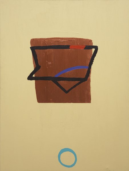 NICHOLAS HOWEY, E Tent, 1992: E Tent, 1992 Acrylic on canvas. 67 1/4 x 51 in. (170.8 x 129.5 cm). Signed, titled and dated "Nicholas Howey E TENT 1992" on the reverse. PROVENANCE Acquired directly from the artist