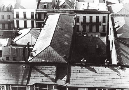 PETER SEKAER (American, 1901-1950) CROWDING OF: PETERSEKAER(American, 1901-1950)CROWDING OF HOUSES IN FRENCH QUARTERS, NEW ORLEANS, CIRCA 1938gelatin silver print