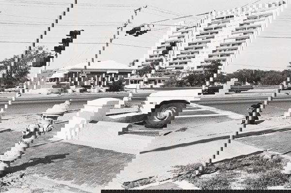 LEE FRIEDLANDER (American, b. 1934) ALBUQUERQU: LEEFRIEDLANDER(American, b. 1934)ALBUQUERQUE, NEW MEXICO, 1972gelatin silver print7½ x 11&#