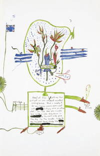 JASON MCLEAN, Mind Full Evening Breeze, 2003: Mind Full Evening Breeze, 2003 Ink, watercolor and collage on paper. 17 x 11 in. (43.2 x 27.9 cm). PROVENANCE Richard Heller Gallery, Santa Monica