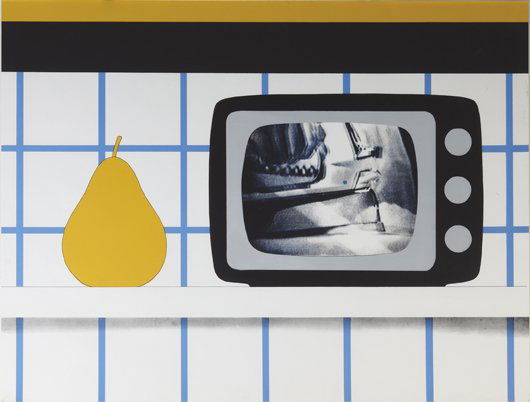 TOM WESSELMANN, TV Still Life, from 11 Pop Artists,: THIS LOT IS SOLD WITH NO RESERVE TV Still Life, from 11 Pop Artists, Volume III, 1965 Screenprint in colors. Signed and numbered 11/200 in pencil, published by Abrams Original Editions, New York. 29 x