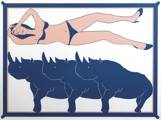 JOHN WESLEY, Dream of Unicorns, from 11 Pop Artists: THIS LOT IS SOLD WITH NO RESERVE Dream of Unicorns, from 11 Pop Artists, Volume III, 1965 Screenprint in colors. Signed, dated and numbered 11/200 in pencil, published by Abrams Original Editions, New