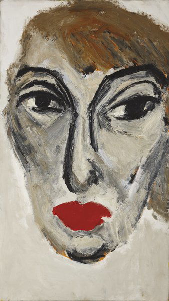 KAREL APPEL, Portrait of Nina Abrams, 1964: Portrait of Nina Abrams, 1964 Oil on canvas. 27 7/8 x 16 in. (70.8 x 40.6 cm). PROVENANCE Acquired directly from the artist The Karel Appel Foundation has kindly confirmed the authenticity of this wor