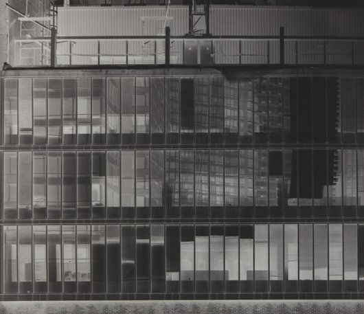 VERA LUTTER, 156 Columbus Avenue, New York City, J: 156 Columbus Avenue, New York City, June 21, 1997 Camera obscura gelatin silver print, flush-mounted to canvas. 40 3/4 x 47 1/2 in. (103.5 x 120.7 cm). PROVENANCE Fraenkel Gallery, San Francisco; Chri