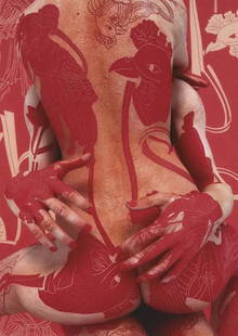 KIM JOON, Duet-Fowl, 2006: Duet-Fowl, 2006 Digital color coupler print. 55 x 39 1/4 in. (139.7 x 99.7 cm). Signed, titled and numbered 5/5 in ink on an artist's label accompanying the work.