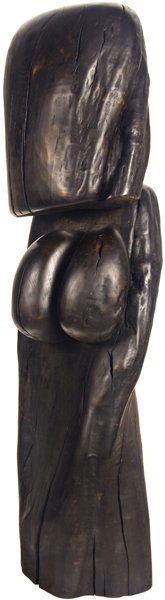 WANG KEPING, Untitled 1 - WK09, 2002: Untitled 1 - WK09, 2002 Wood. Height: 104 cm (41 in). Signed on the reverse. ‡ PROVENANCE 10 Chancery Lane Gallery, Hong Kong; acquired from the above by the present owner