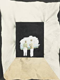 OLEG VASSILIEV, Untitled, 1988: Untitled, 1988 Gouache and graphite on paper. 45.7 × 34.9 cm (18 × 13 3/4 in). Signed 'O. Vassiliev 88' and dated in Cyrillic lower right. ‡ ♠PROVENANCE Acquired directly from the artis