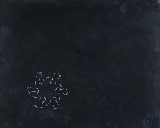 KORI NEWKIRK, Tully, 2005: Tully, 2005 Encaustic on wood panel. 24 x 30 in. (61 x 76.2 cm). Signed, inscribed and dated "Kori Newkirk WHJ 2005" on the reverse. UNITED STATES PROVENANCE William H. Johnson Foundation for the Arts