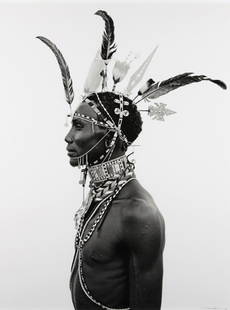 LYLE OWERKO, Lelesit from The Samburu, 2006: Lelesit from The Samburu, 2006 Gelatin silver print. 75 x 58 in. (190.5 x 147.3 cm). Signed and numbered 1/10 in ink on the recto. CANADA/UNITED STATES PROVENANCE Clic Gallery, New York