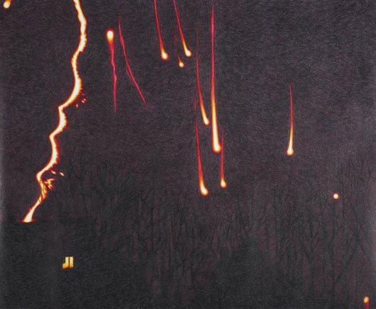 SLAWOMIR ELSNER, Untitled, 2004: Untitled, 2004 Colored pencil on paper. 39 1/4 x 47 in. (99.7 x 119.4 cm). Signed and dated "Slawomir Elsner 2004" on the reverse. PROVENANCE Grieder von Puttkamer, Berlin