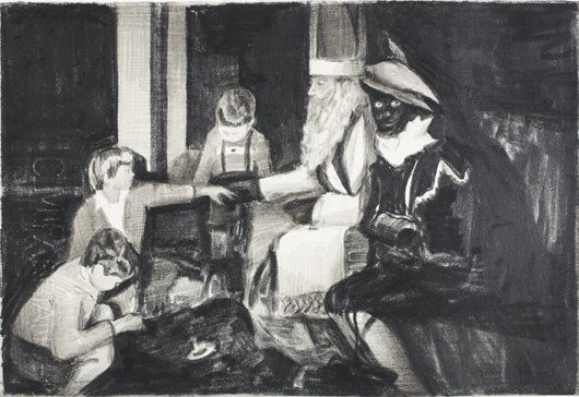 MARCEL VAN EEDEN, Christma, 2002: Christma, 2002 Graphite and felt-tip pen on paper. 7 3/8 x 11 in. (18.7 x 27.9 cm). Signed and dated "M van Eeden 2002" on the reverse. PROVENANCE Galerie Zink & Gegner, Munich