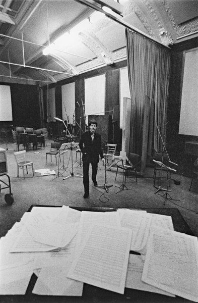 BRIAN DUFFY, Paul McCartney at CTS Studios: BRIAN DUFFY, Paul McCartney at CTS Studios, 1966 Gelatin silver print. 34 x 22.5 cm (13 3/8 x 8 7/8 in). Signed in ink and blindstamp credit in the margin. PROVENANCE Acquired directly from the artist