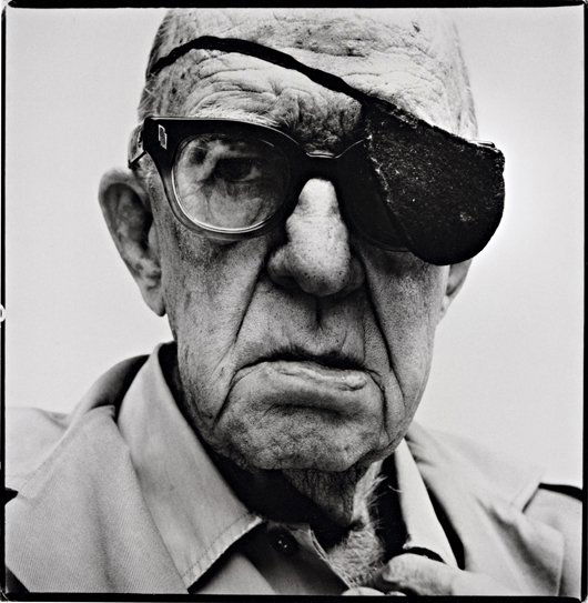 RICHARD AVEDON, John Ford, Director, Bel Air, Calif: RICHARD AVEDON, John Ford, Director, Bel Air, California, 11 April, 1972 Gelatin silver print. 19.1 x 18.4 cm (7 1/2 x 7 1/4 in). Signed, dated in ink and copyright credit label on the verso. PROVENAN
