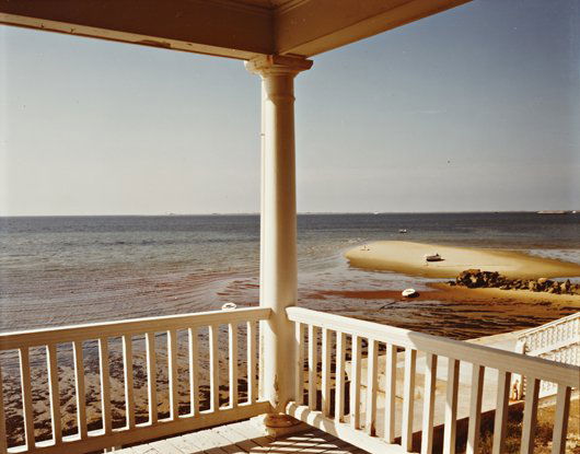 JOEL MEYEROWITZ, Porch, Providence: JOEL MEYEROWITZ, Porch, Providence, 1977 Colour coupler print, printed 1979. 19.5 x 24.6 cm (7 11/16 x 9 11/16 in). Signed, dated '1979' and numbered 18/75 in ink on the verso. PROVENANCE Art Beaufo