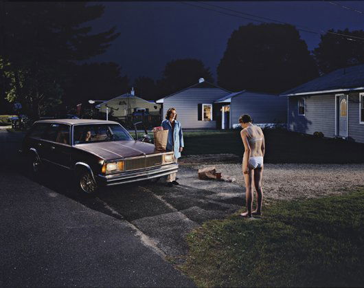 GREGORY CREWDSON, Untitled (Penitent Girl) from Tw: GREGORY CREWDSON, Untitled (Penitent Girl) from Twilight, 2001-2002 Digital colour coupler print. 122.2 x 153 cm (48 1/8 x 60 1/4 in). Signed in ink, printed title, date and number on a label affixed
