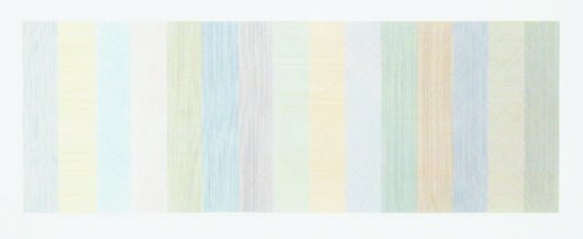 SOL LEWITT, Horizontal Composite, 1970: Horizontal Composite, 1970 Screenprint in colors, on Strathmore paper, with full margins, I. 12 x 33 1/2 in. (30.5 x 85.1 cm); S. 18 x 39 3/4 in. (45.7 x 101 cm) signed and annotated `artist's proof'
