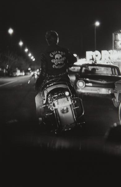 DANNY LYON, Benny, Grand and Division, Chicago, 196: Benny, Grand and Division, Chicago, 1966 Gelatin silver print, printed in 1999. 10 7/8 x 13 7/8 in. (27.6 x 35.2 cm). Signed and dated "Danny Lyon Chicago 1966" on the verso.