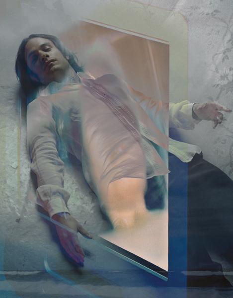 NADAV KANDER, Gael Garcia Bernal with Sea, 2006: Gael Garcia Bernal with Sea, 2006 Archival pigment print. 60 x 48 in. (152.4 x 122 cm). Signed and dated in ink on the reverse of the flush-mount. Number 2 from an edition of 3. PROVENANCE Flowers, Lo