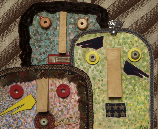 ENRICO BAJ, The Nose Trio, 1973