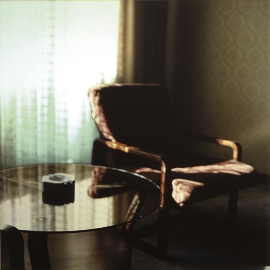 ELISA SIGHICELLI, Budapest: Armchair, 1999: Budapest: Armchair, 1999 Colour coupler print mounted on lightbox. 99.1 × 99.1 × 10.2 cm (39 × 39 × 4 in). Signed, titled and dated 'ELISA SIGHICELLI BUDAPEST: ARMCHAIR 1999' and numbered of 3 on