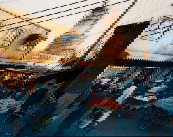 THOMAS STRUTH (b. 1954) MARKT MIT STUPA, BEIJ: THOMASSTRUTH(b. 1954)MARKT MIT STUPA, BEIJINGsigned "Th Struth" on the artist's label adhered to the reverse c-print moun