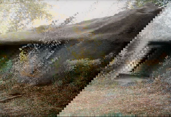 MIKE KELLEY (b. 1954) ABANDONED FAUX ROCK BUI: MIKEKELLEY(b. 1954)ABANDONED FAUX ROCK BUILDING (BOB LO ISLAND, DETROIT RIVER) signed, numbered and dated "M. Kelley 1998" o