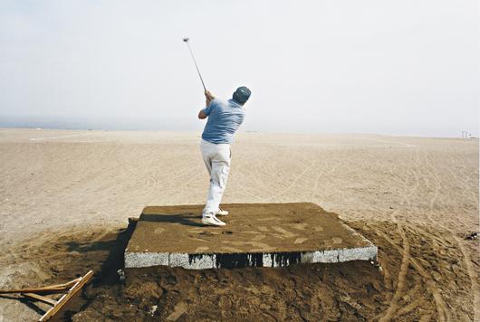 Anri Sala, Untitled (Golf), 2006: Untitled (Golf), 2006 C-print on dibond. 93.4 x 129.4 cm (36 3/4 x 51 in). Signed 'Anri Sala' on a label adhered to the reverse. This work is from an edition of five plus two artist's proofs. PROVENAN