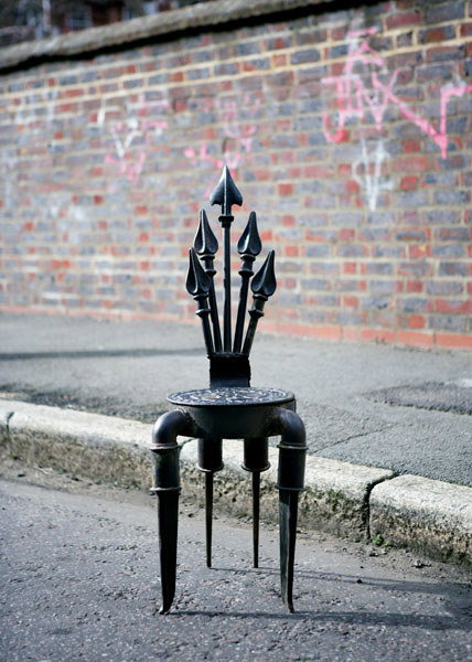 TOM DIXON "VICTORIAN" CHAIR, CA. 1986 park rai