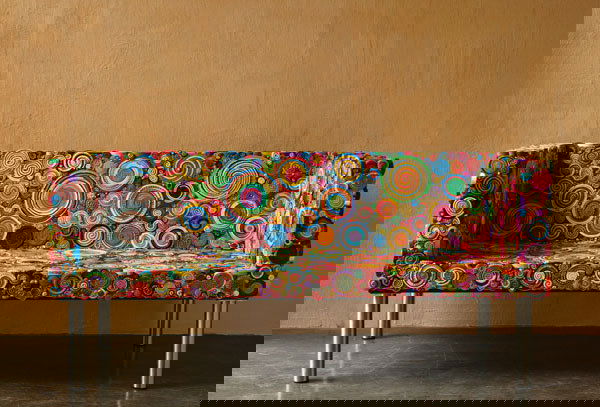 FERNANDO AND HUMBERTO CAMPANA PROTOTYPE "SUSHI": FERNANDO AND HUMBERTOCAMPANAPROTOTYPE "SUSHI" SOFA, 2003produced by Campana Objetos Ltda ME, Brazilmixed media, stainless stee