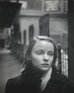 W. EUGENE SMITH, Jean Pearson, 1949: Jean Pearson, 1949 Gelatin silver print. 13 1/2 x 10 3/4 in. (34.3 x 27.3 cm). Credited, titled in an unidentified hand in ink and credit stamp on the reverse of the mount.
