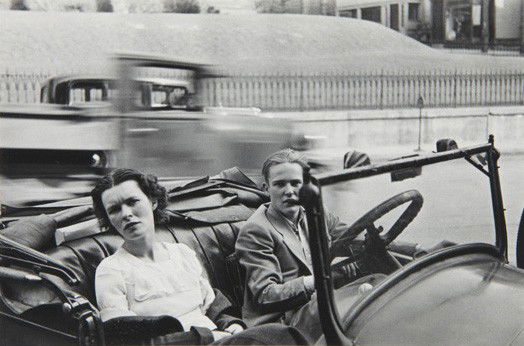 WALKER EVANS, Parked Car, Small Town, Main Street,: Parked Car, Small Town, Main Street, 1932 Gelatin silver print from Walker Evans: Selected Photographs, printed 1974. 6 1/2 x 9 3/4 in. (16.5 x 24.8 cm). Signed and numbered 7/75 in pencil on the moun