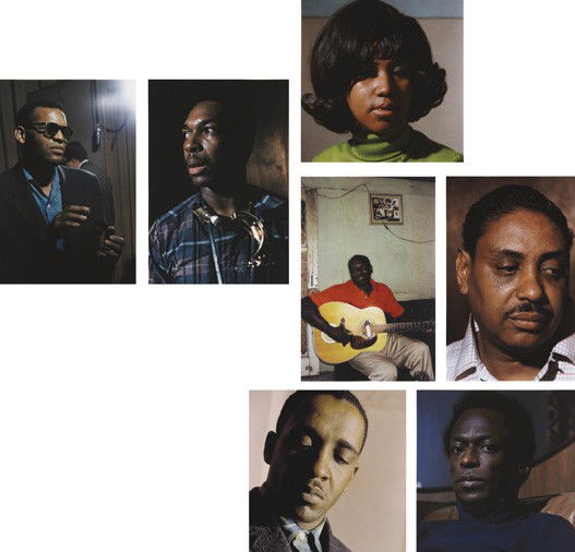 LEE FRIEDLANDER, Jazz & Blues Portfolio: Jazz & Blues Portfolio Hamburg: produced for Q.E.D. Editions, 1983. Seven dye transfer prints. Varying sizes from 11 x 10 7/8 in. (27.9 x 27.6 cm) to 14 x 9 3/8 in. (35.6 x 23.8 cm). Each signed by th