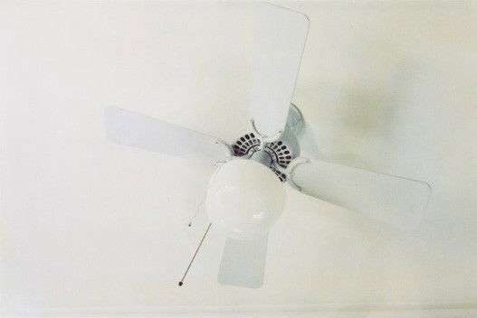 WILLIAM EGGLESTON, White ceiling fan (AP), ??: White ceiling fan (AP), ?? Dye destruction print. 9 1/8 x 13 5/8 in. (23.2 x 34.6 cm). Signed and annotated 'AP' in pencil on the verso.