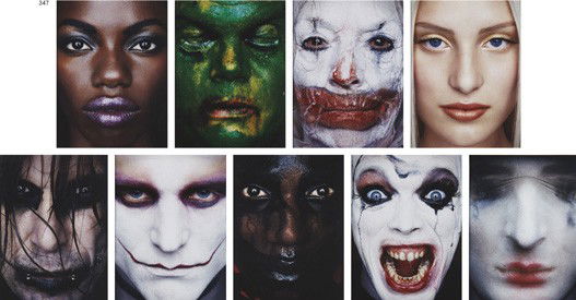 ERWIN OLAF, Paradise Portraits: Paradise Portraits Amsterdam: Self-published, 2001. Nine Lambda prints. 11 1/4 x 8 3/8 in. (28.6 x 21.3 cm). Eight signed and numbered 7/15 in ink on the verso; each signed and numbered 7/14 in pencil