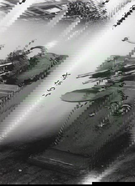 THOMAS RUFF, Untitled from Machine Series, 2003: Untitled from Machine Series, 2003 Color coupler print, Diasec mounted. 45 x 33 1/2 in. (114.3 x 85.1 cm). Signed, dated and numbered 3/5 in pencil on the reverse of the mount.