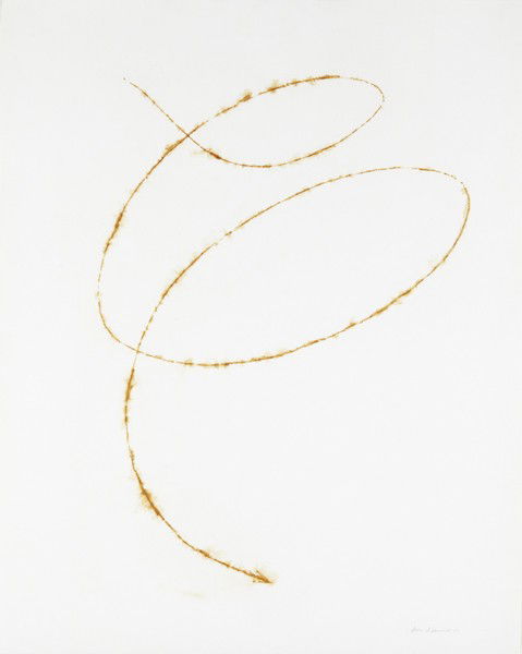 DANIEL SENISE, Untitled, 2003: Untitled, 2003 Rust on paper. 44 x 35 in.(111.8 x 88.9 cm). Signed and dated "daniel senise 03" lower right corner. BRAZILIAN PROVENANCE Private Collection, New York.