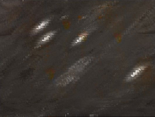 DANIEL SENISE, Untitled, 1990: Untitled, 1990 Oil on canvas. 53 x 71 in. (134.6 x 180.3 cm). Signed, inscribed and dated "daniel senise, 1990, DS-218-90" on the reverse. BRAZILIAN PROVENANCE Private Collection, New York