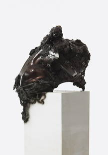 THOMAS HELBIG, Untitled, 2007: Untitled, 2007 Mixed media. 163.8 x 41.9 x 45.1 cm (64 1/2 x 16 1/2 x 17 3/4 in). ‡ ♠ Berlin Zeitgeist! A selection from the Adam Lindemann collection of contemporary German art PROVENANCE