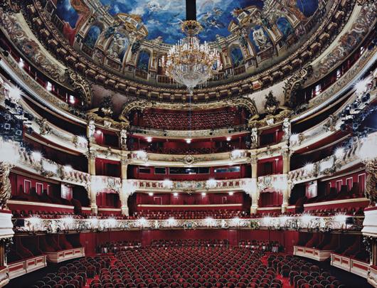 Candida Höfer, Théâtre de la Monnaie/Koninklijke M: Théâtre de la Monnaie/Koninklijke Muntschouwburg, 2006 C-print. 179 x 234 cm (70 1/2 x 92 1/4 in). Signed 'Candida Höfer', titled and numbered of 6 on a label adhered to the reverse. This work is f