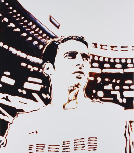 VIK MUNIZ, Raul from Pictures of Chocolate, 2004: Raul from Pictures of Chocolate, 2004 Digital C-print. 147.5 x 129 cm (58 x 50 7/8 in). This work is from an edition of 5 and is accompanied by a signed artist label. ♠ PROVENANCE Private Collec