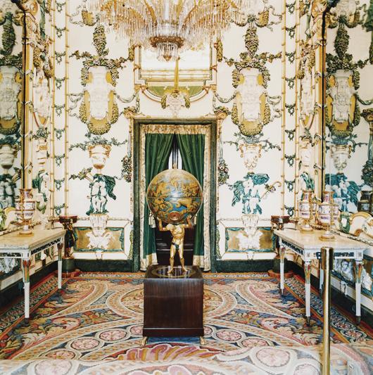 CANDIDA HÖFER, Palacio Real Madrid IV, 2000: Palacio Real Madrid IV, 2000 C-print. 59 1/4 x 59 1/4 in. (150.5 x 150.5 cm). Signed "Candida Höfer" on a label adhered to the reverse. This work is from an edition of six. PROVENANCE Private Collect