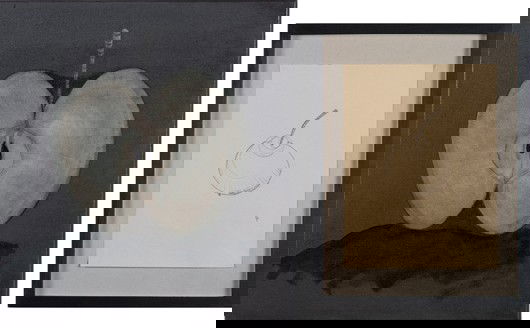 THOMAS ZIPP, Two works: Serodopamin, 2006: Two works: Serodopamin, 2006 i) Acrylic and oil on muslin; ii) mixed media on paper. 36 1/2 x 20 5/8 in. (92.7 x 52.4 cm). Titled and dated "Serodopamin, 2006" on a label adhered to the reverse. PROVE