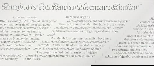 KARL HAENDEL, German Radicals, 2003: German Radicals, 2003 Graphite on board. 47 3/4 x 110 1/8 x 3 1/8 in. (121.3 x 279.7 x 7.9 cm). Signed and dated "Haendel 2003" on the reverse. PROVENANCE Anna Heiwing Gallery, Los Angeles