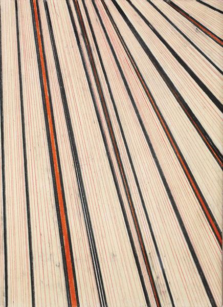 MARK GROTJAHN, Untitled (MG01-02), 2002: Untitled (MG01-02), 2002 Gouache on paper. 7 x 5 1/2 in. (17.8 x 14 cm). PROVENANCE Blum & Poe, Los Angeles