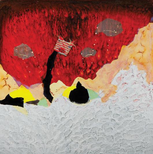 JON PYLYPCHUK, Untitled, 2002: Untitled, 2002 Mixed media on panel. 48 x 48 in. (121.9 x 121.9 cm). PROVENANCE China Art Objects Gallery, Los Angeles