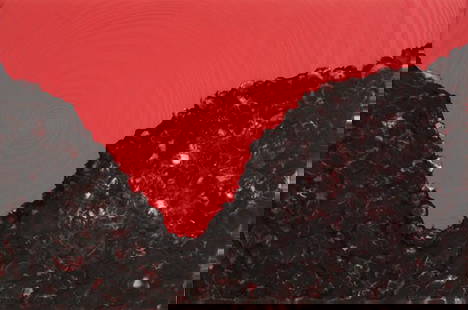 SANDEEP MUKHERJEE, Untitled, 2006: Untitled, 2006 Acrylic and needle etching on duralene. 24 1/4 x 36 in. (61.6 x 91.4 cm). Initialed and dated "SM 06" lower right; also inscribed and dated "Pour Samuel Noel 06" on the reverse. PROVENA
